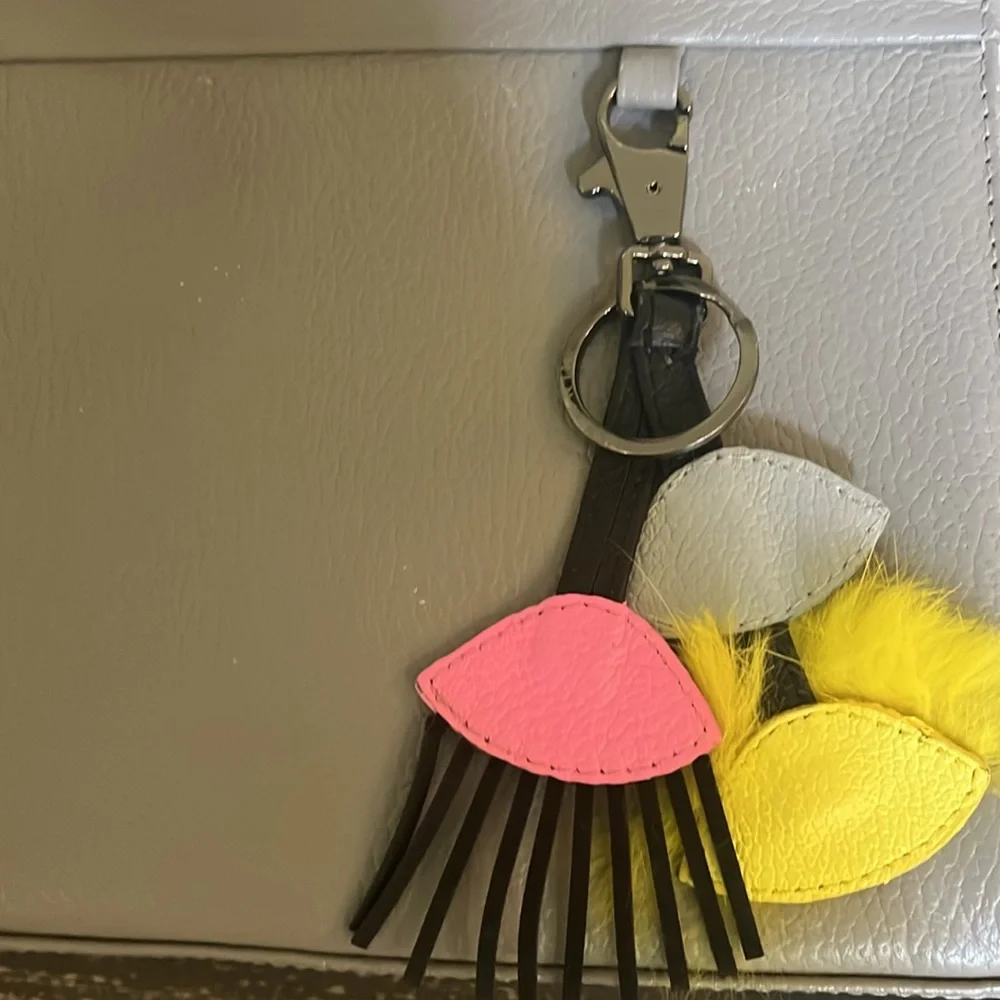 Min & Mon Rare Colorway Eyes Rainbow Zipper removable crossbody - Picture 7 of 7